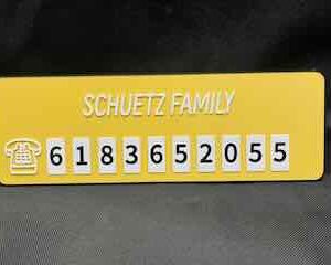Customizable Emergency Signs
