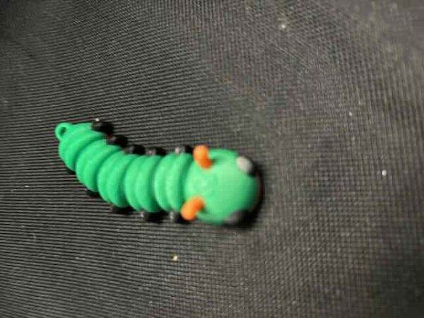 Caterpillar Key Chain