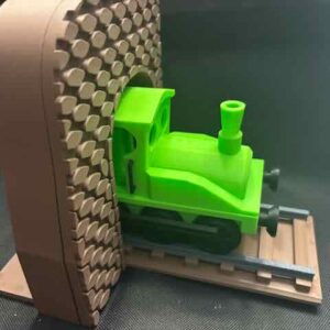 Train Book Ends - Glow in Dark Train