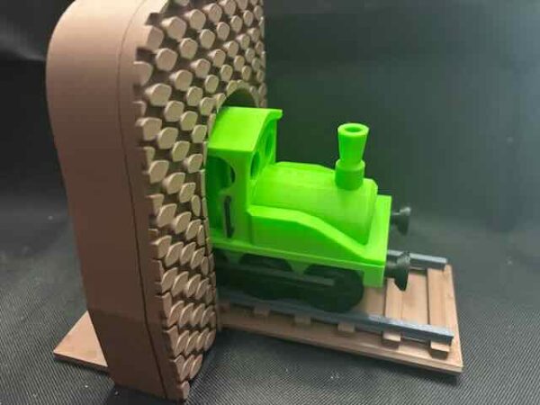 Train Book Ends - Glow in Dark Train