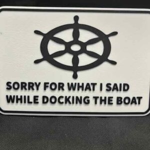 Boat Docking Sign