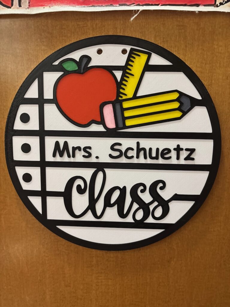 Door Sign - Teacher